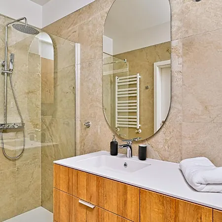 Apartmán D206 Eco Boho Z Basenem, Sauna, Jacuzzi, Przy Samej Plazy - 5d