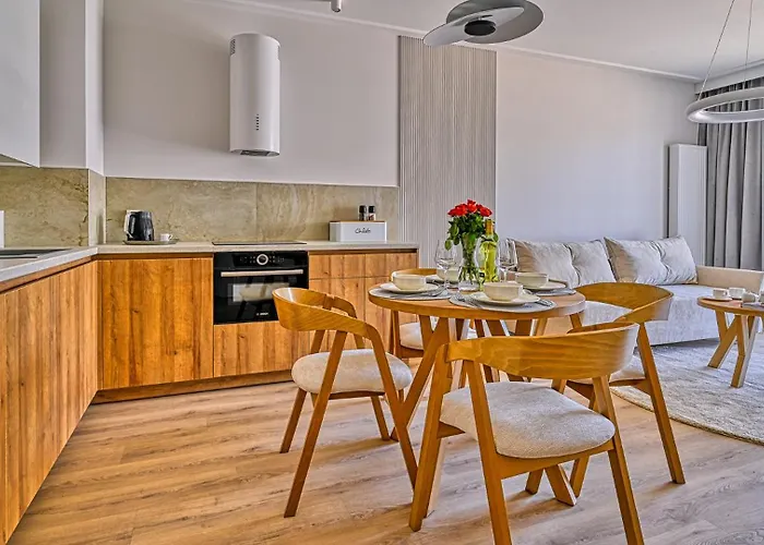 Apartment D206 Eco Boho Z Basenem, Sauna, Jacuzzi, Przy Samej Plazy - 5d *